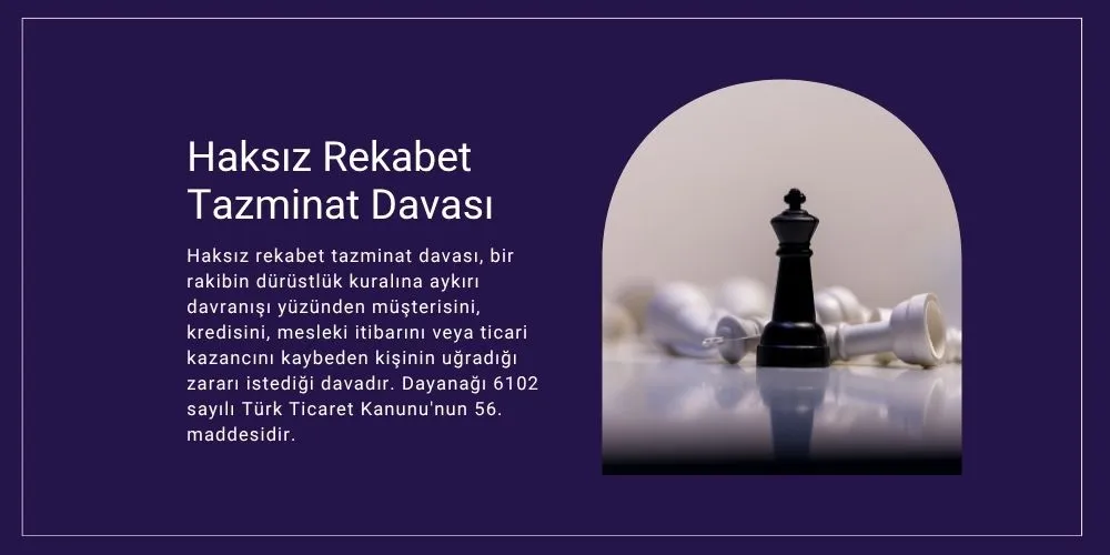 haksız rekabet tazminat davası ve tazminat hesaplama yöntemleri