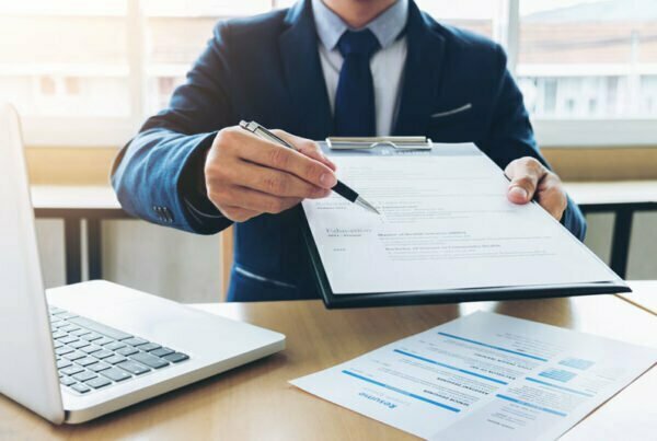 Trademark attorney in Istanbul reviewing legal documents related to protecting a brand in Turkey